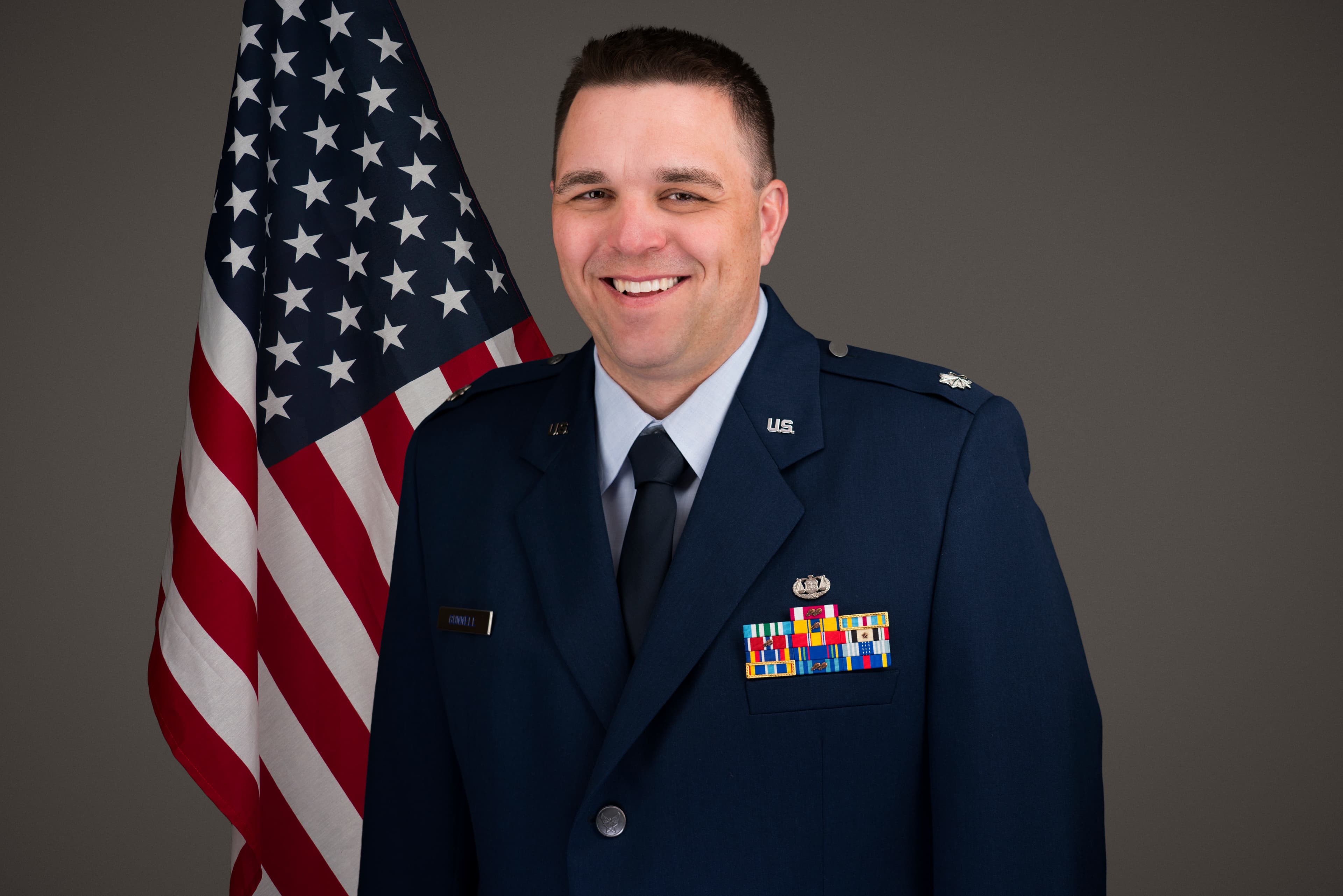 Jason Gunnell in U.S. Air Force Reserve uniform